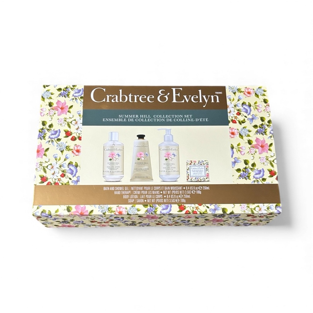 Crabtree & Evelyn Summer Hill Floral Body Wash Set